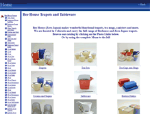 Tablet Screenshot of beehouseteapot.com